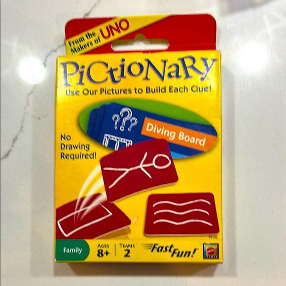 Mattel | Pictionary Card Game No Drawing Ages 8+ - Picture 1 of 2